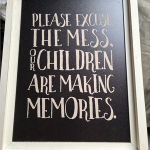 Chalk Couture 8x10 sign like new